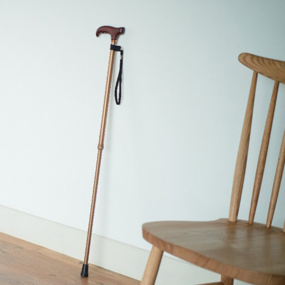 伸縮カラーステッキ(ブラウン)