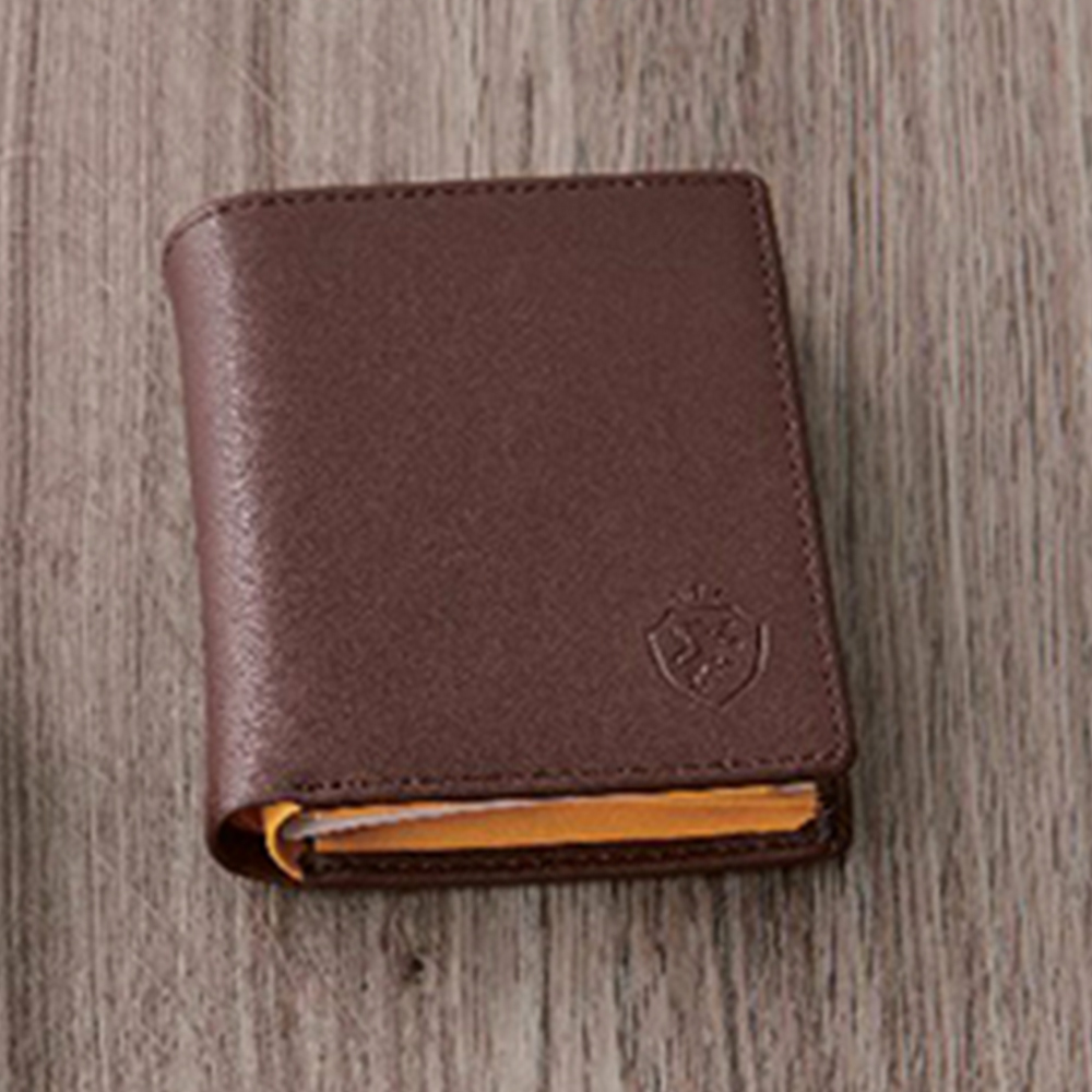 イングランドハウス メンズ二つ折財布(ブラウン)