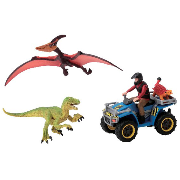 シュライヒ ベロキラプトル・クワッドバイク・プテラノドン