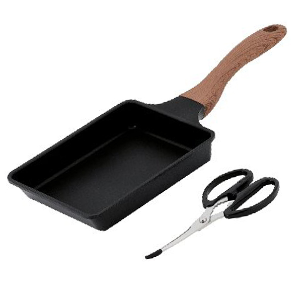 IH対応玉子焼 フライパン用キッチン鋏付