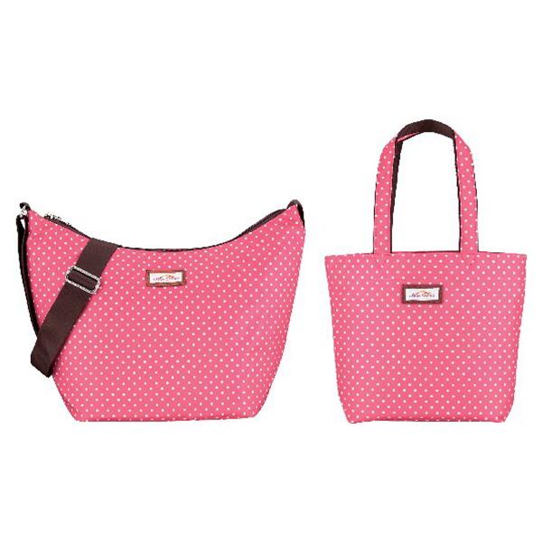 アークドール 水玉ショルダーバッグ・ミニトートバッグセット(ピンク)