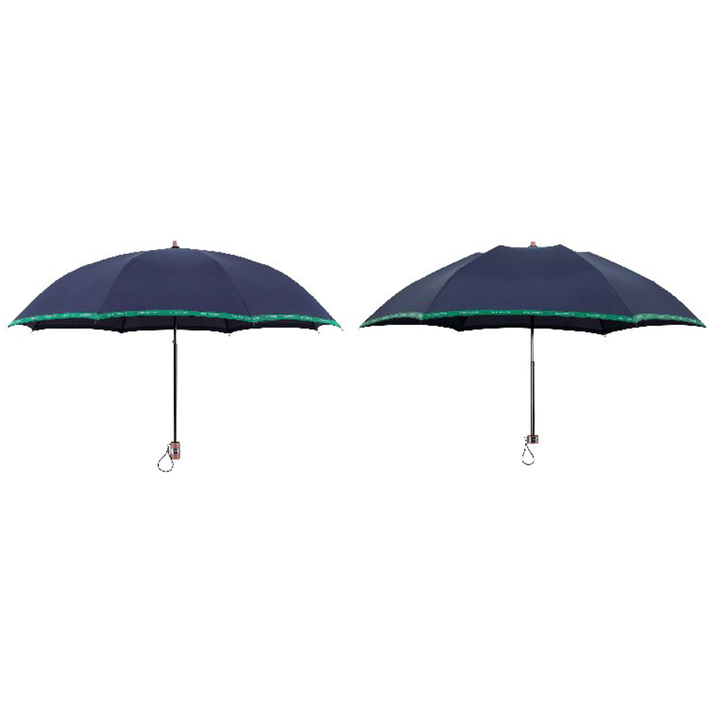 アクアストップ 折傘・丸ミニ傘セット(ネイビー)