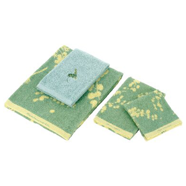 ミアミモザ 今治タオル タオルセット(グリーン)
