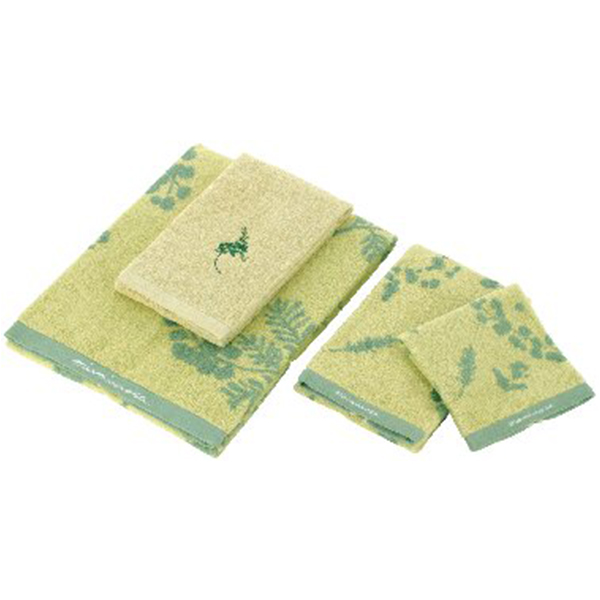 ミアミモザ 今治タオル タオルセット(イエロー)