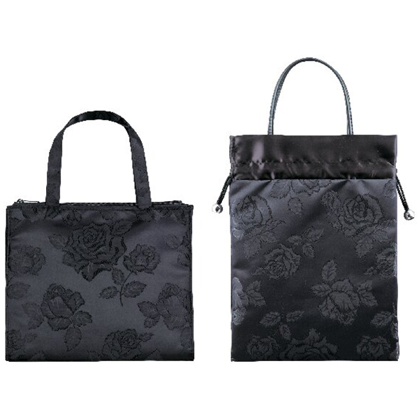 ジャカード巾着・手提げセット