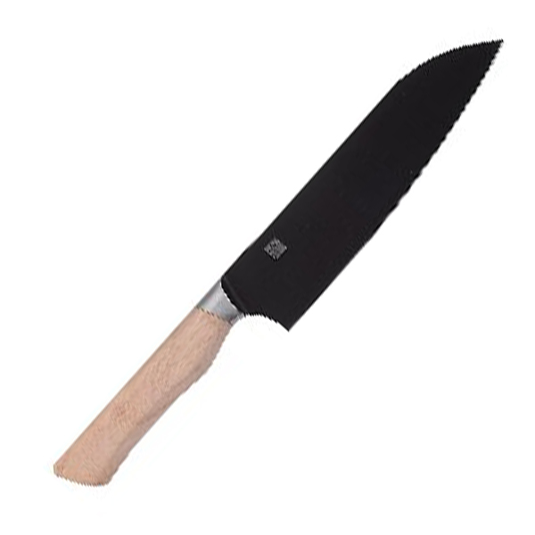 濃州孫六作 ナチュラルブラック三徳包丁