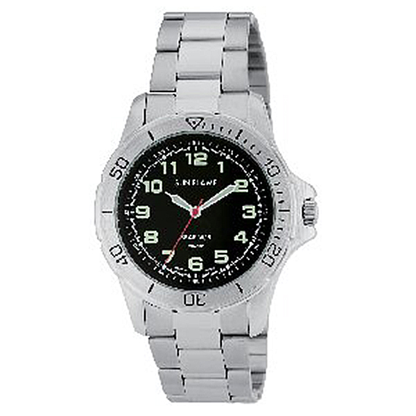 紳士メタル腕時計(ブラック)