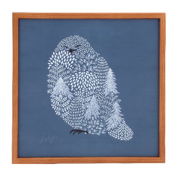 ポトペリー ポスターフレーム(シロフクロウ)