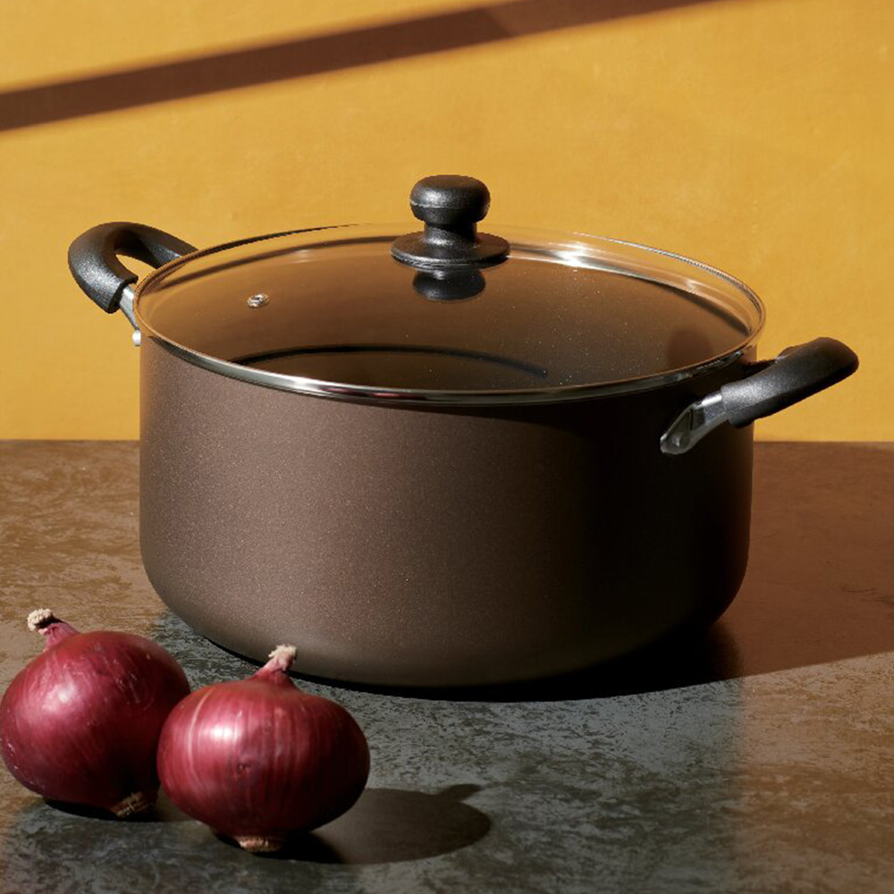 IH対応深型両手鍋30cm