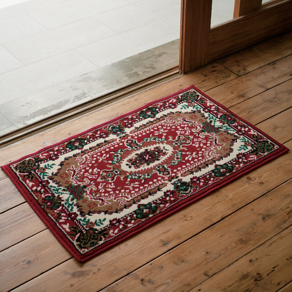 ウィルトン織マット(ボルドー)