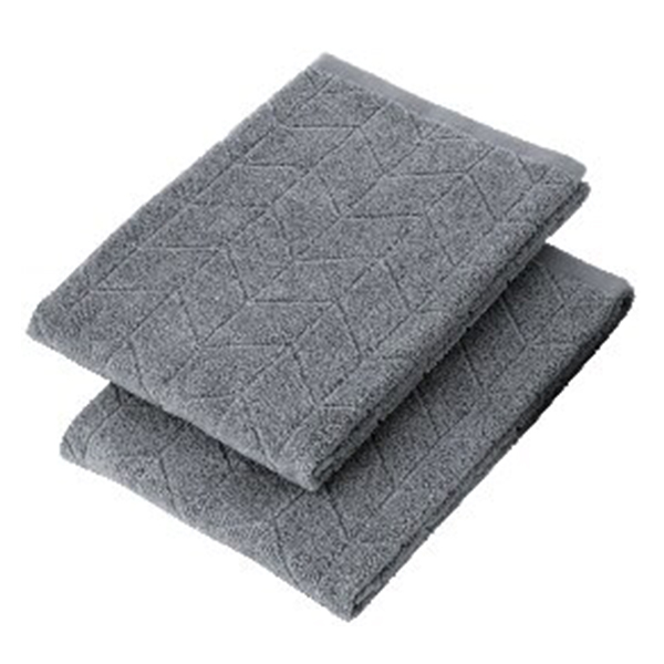 フェルガナコットン 今治バスタオルセット(グレー)