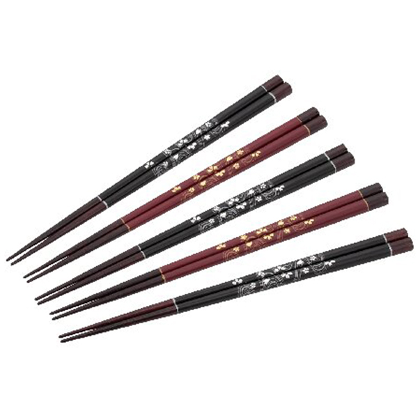 金紋せせらぎモダン箸5膳