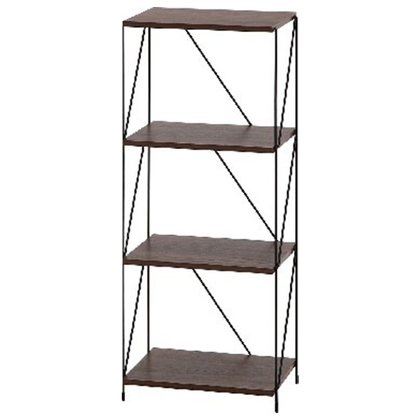 ワイヤーラック4段(ブラウン)
