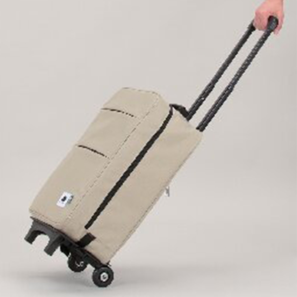 スカンジナビアンフォレスト 折りたたみキャリーバッグ(ベージュ)