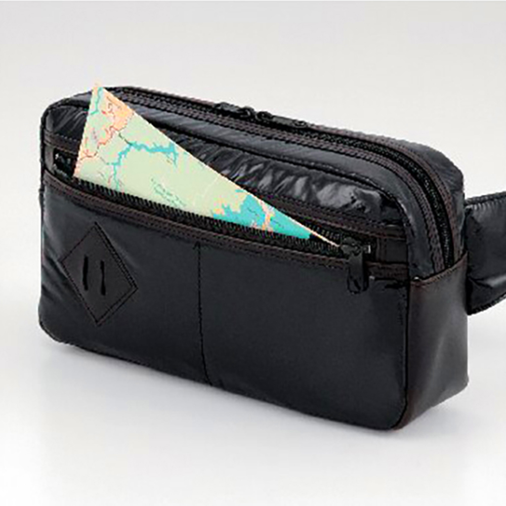 ナイロンウエストバッグ(ブラック)