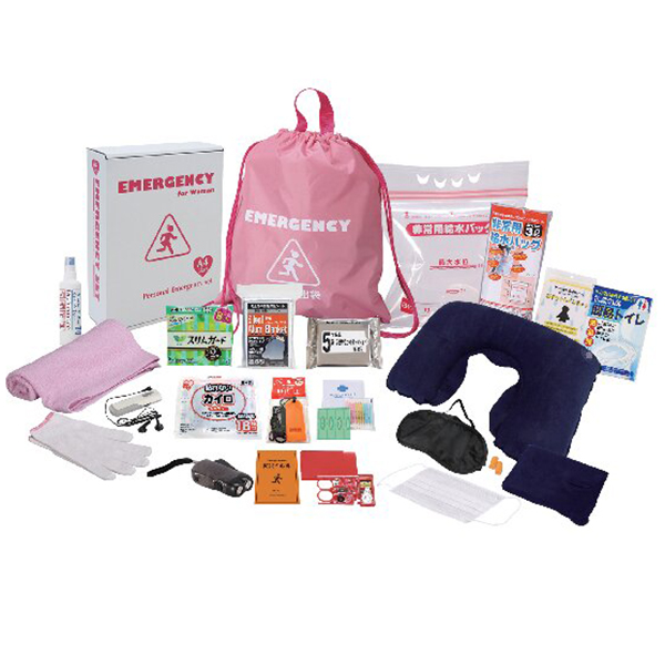 女性のための非常持出21点セット