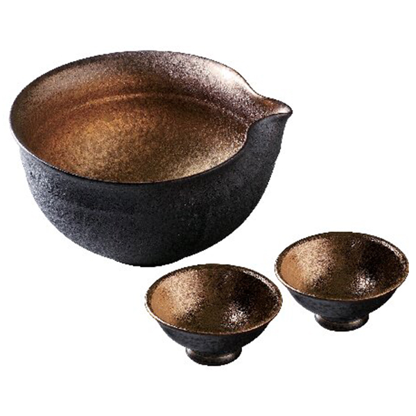 有田焼 金塗り 冷酒セット