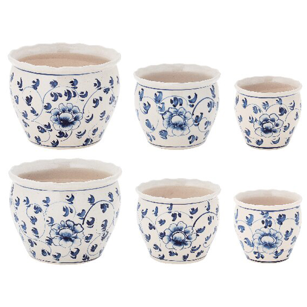 陶器植木鉢6点セット