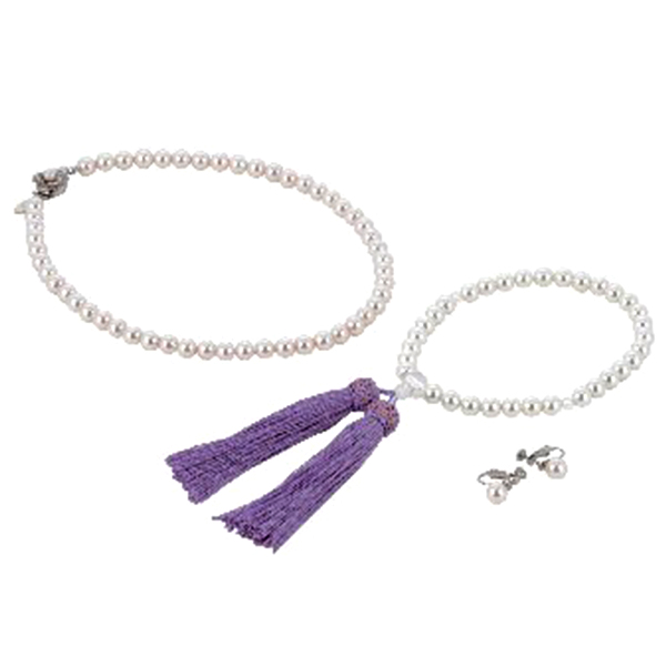 ユキコハナイ アクセサリー3点セット(ホワイト)