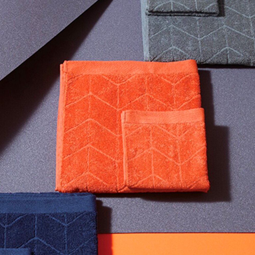 フェルガナコットン 今治タオルセット(オレンジ)