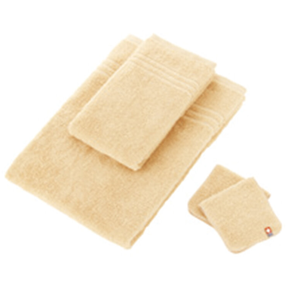 スーパーふわっと40 オーガニックコットン今治タオルセット(ベージュ)