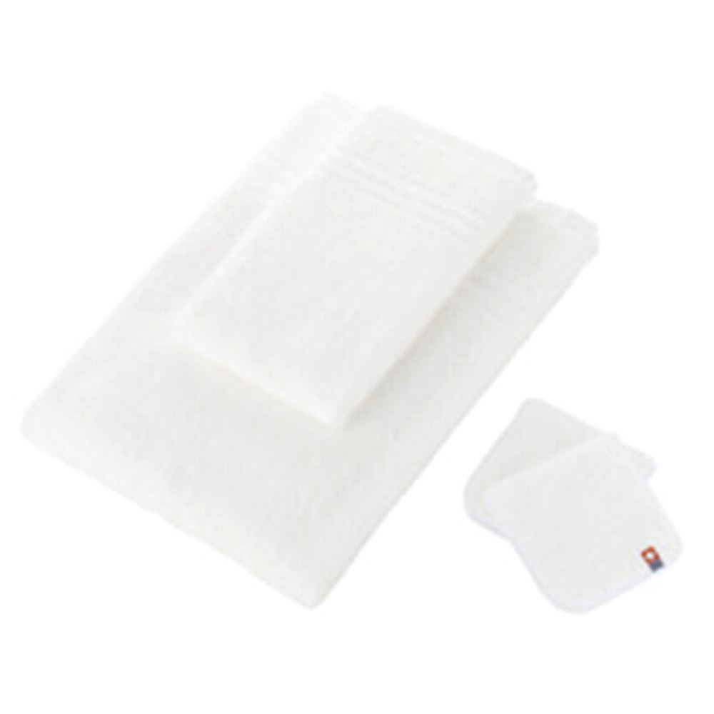 スーパーふわっと40 オーガニックコットン今治タオルセット(ホワイト)