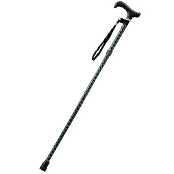 折りたたみ伸縮ステッキ(チェックグリーン)