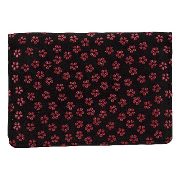 印伝名刺入(ブラック)