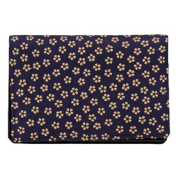 印伝名刺入(ネイビー)