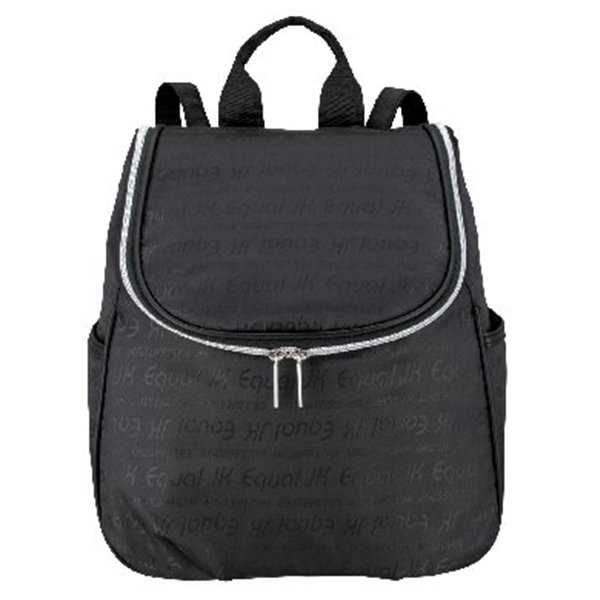 ジュンココシノイコール ジャカードリュック(ブラック)