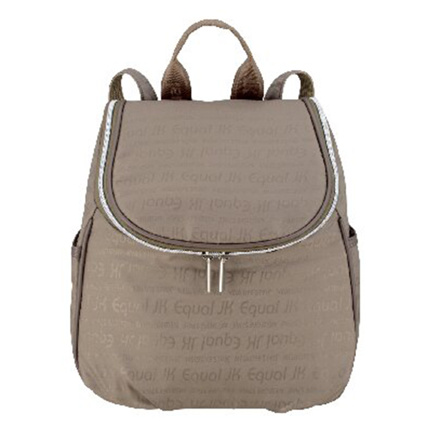 ジュンココシノイコール ジャカードリュック(ベージュ)