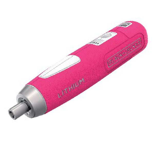 ブラックアンドデッカー プッシュドライバー(ローズレッド)