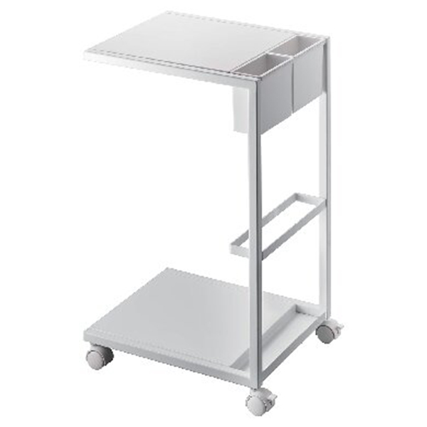 サイドテーブルワゴン (ホワイト)