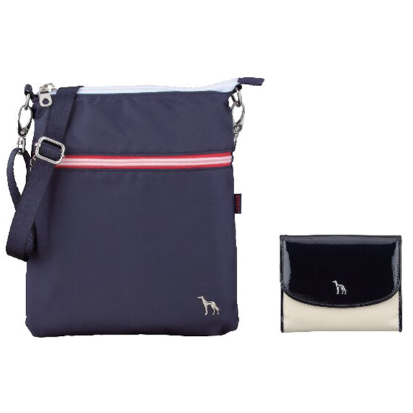 アダバット ショルダーバッグ･財布(ネイビー)