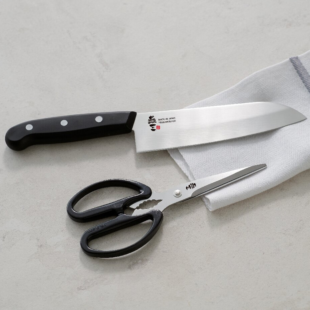 燕三 ステンレス三徳包丁・キッチンはさみセット