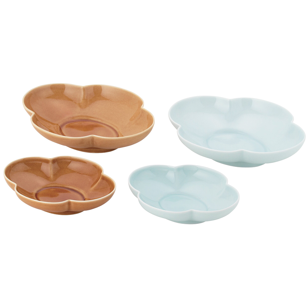 美濃焼 瑞々 木瓜長鉢セット