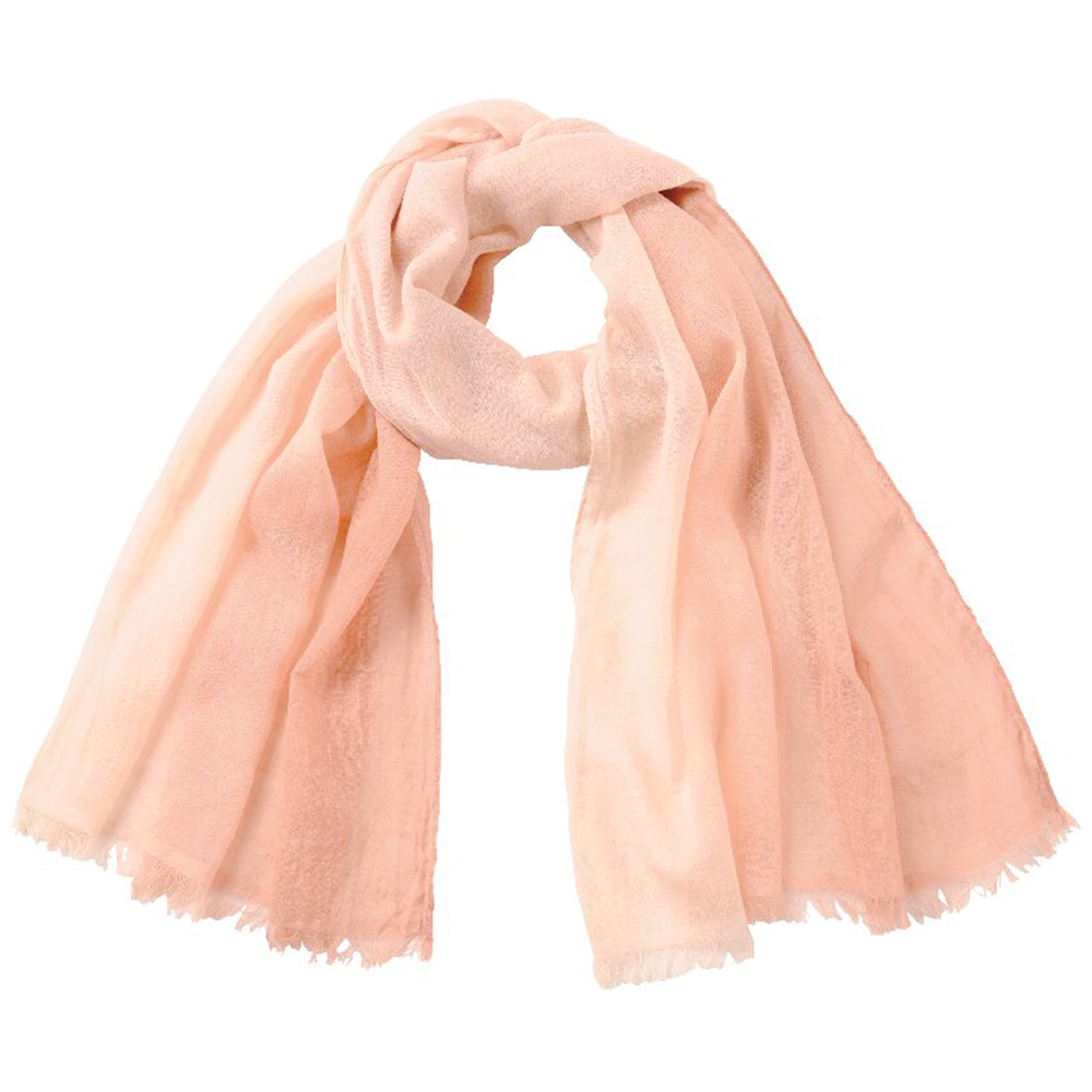 天然草木染 オーガニックコットン入ストール(ピンク)