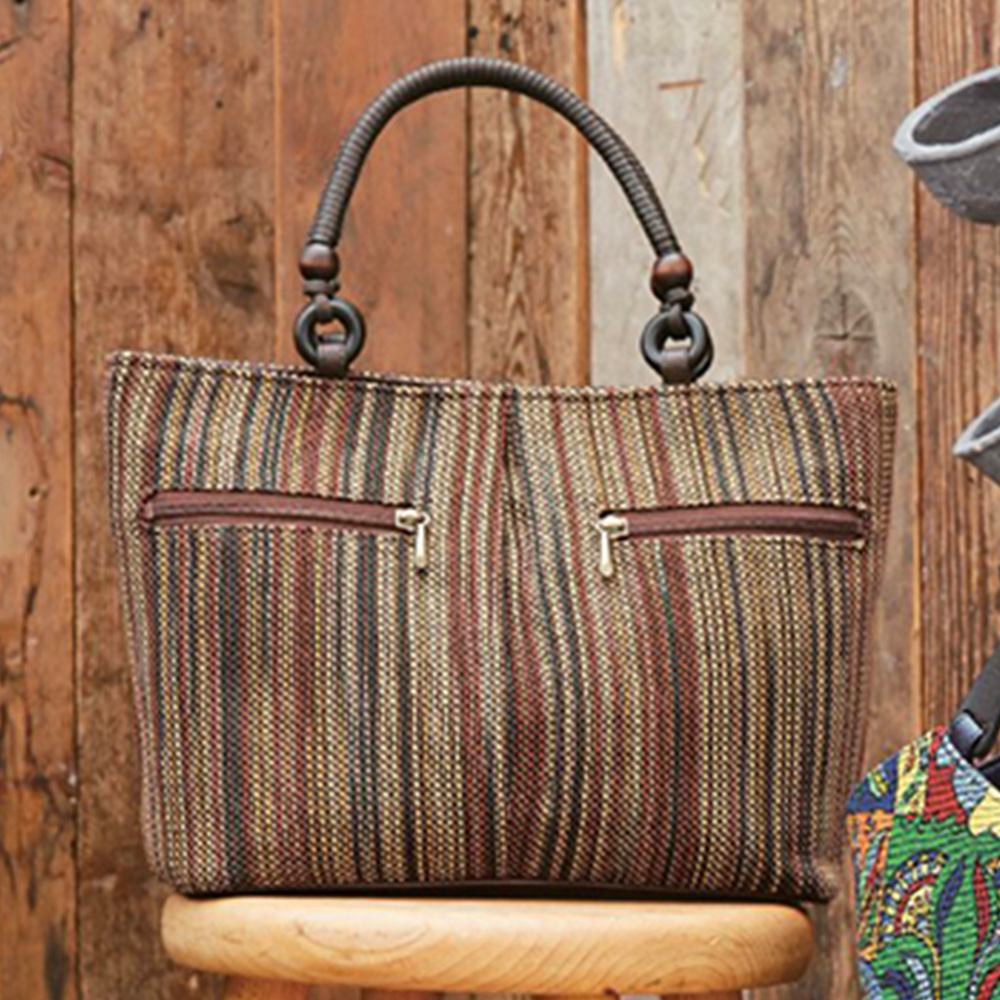 京都三昌 メッシュ調手提げバッグ