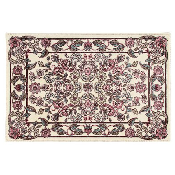 ミントン ウィルトン織インテリアマット(ピンク)