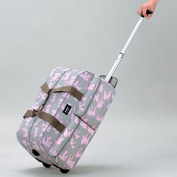 キッピス ボストン型キャリーバッグ(ライトグレー)