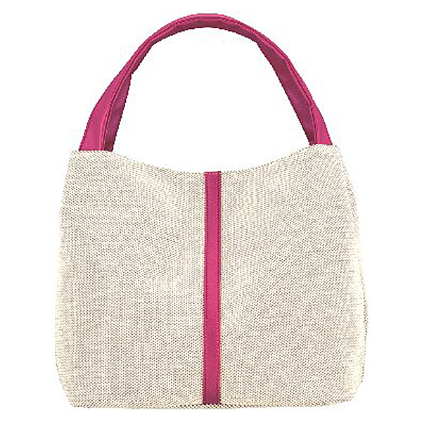 石井猛雄コットン手提げバッグ(ピンク)