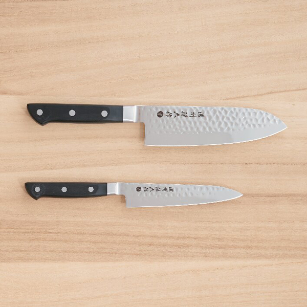 濃州孫六作 古流仕上三徳包丁・ペティーナイフ