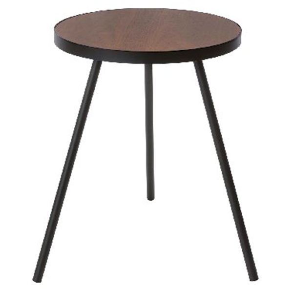 サイドテｰブル 丸型 (ブラック)