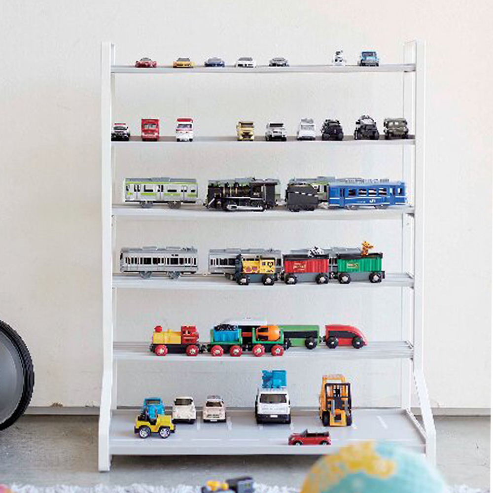 ミニカー・レールトイラック(ホワイト)