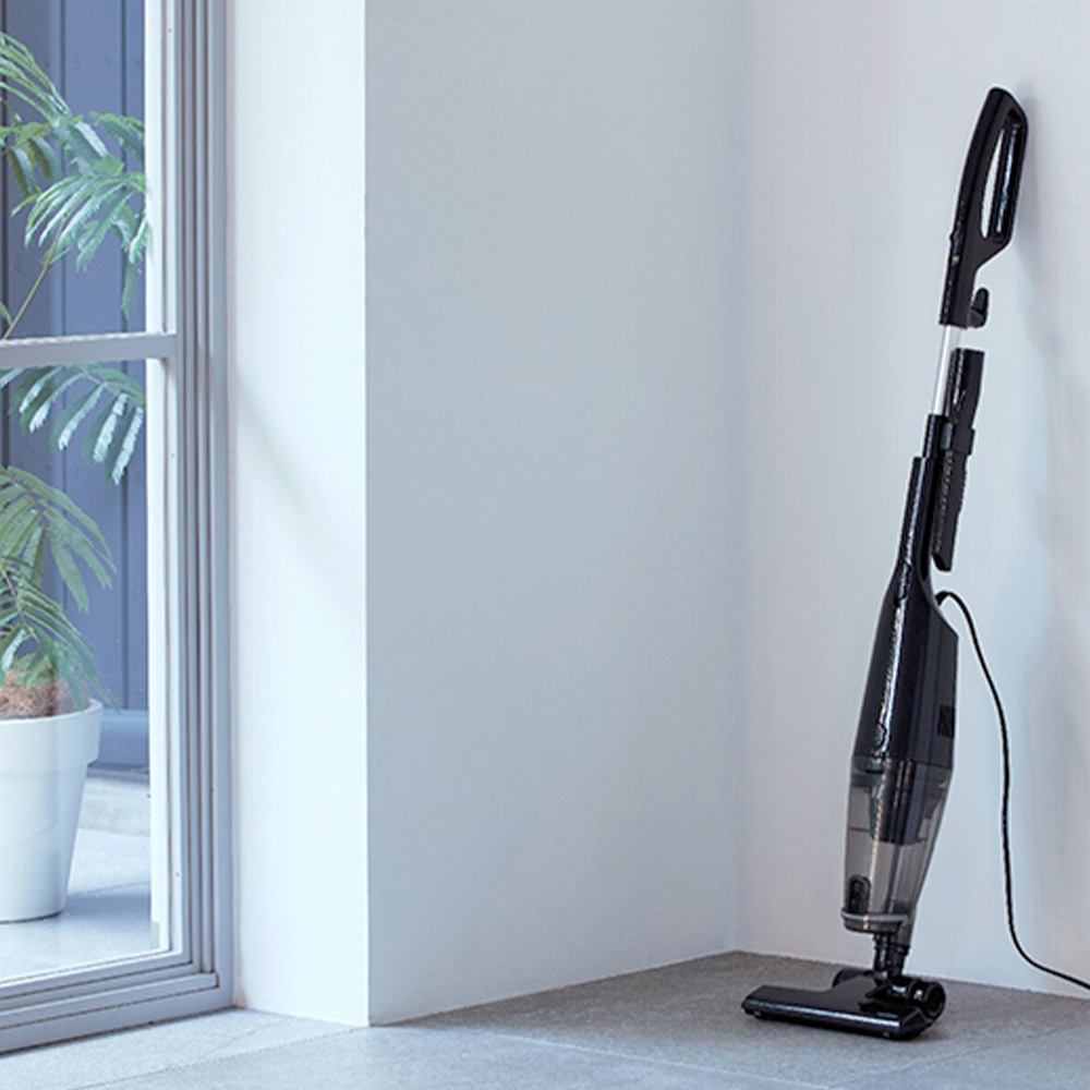 ツインバード サイクロンスティック型クリーナー(ブラック)