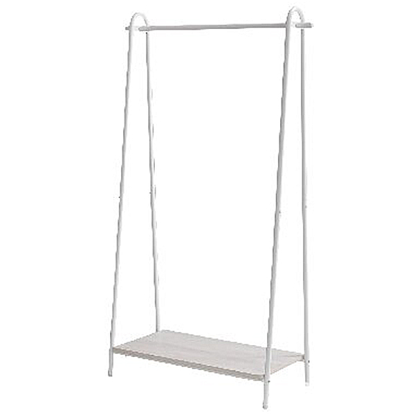 ヴィンテージ風ハンガーラック(ホワイト)