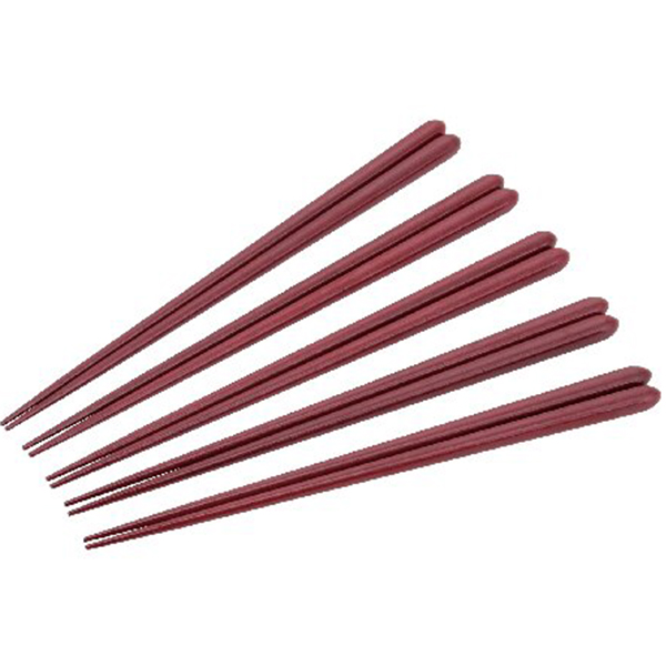 天丸漆箸5膳セット(紫檀)