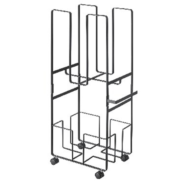 ダンボｰル・新聞ストッカｰ (ブラック)