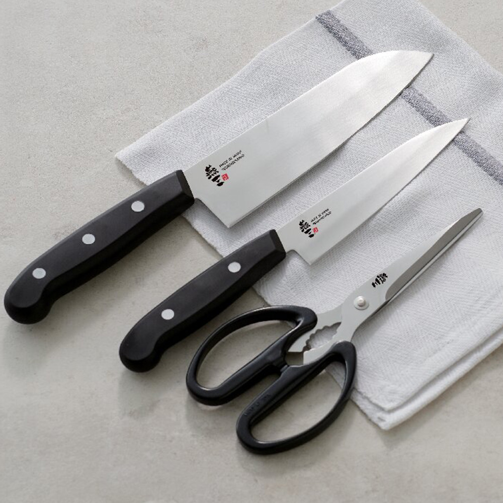燕三 ステンレス包丁・キッチンはさみ3点セット
