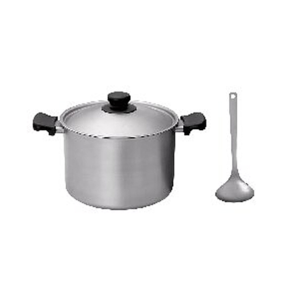 柳宗理 深型両手鍋・レードルS